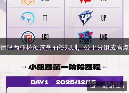 德玛西亚杯预选赛抽签规则，公平分组成看点